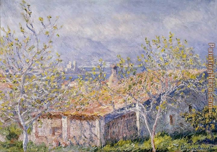 Gardener's House at Antibes painting - Claude Monet Gardener's House at Antibes art painting